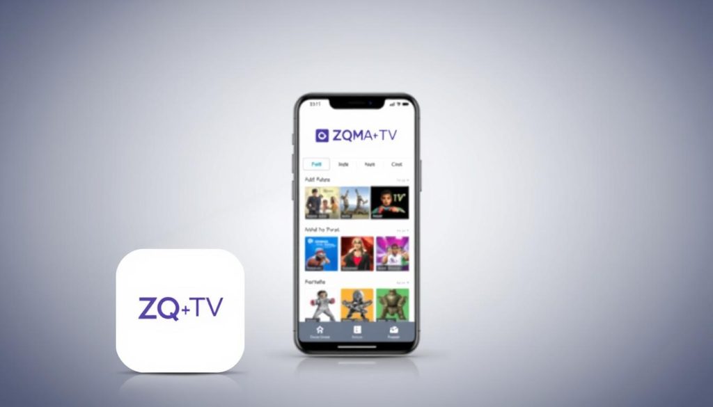 A sleek, modern illustration of the ZQMA TV app interface, showcasing its intuitive design and diverse content options. The foreground displays the Digitl Tv Plus branded app icon, with a clean, minimalist style. The middle ground features a stylized smartphone displaying the ZQMA TV app's home screen, highlighting its user-friendly navigation and visually appealing layout. The background subtly blends soft gradients and subtle geometric patterns, creating a visually striking and professional-looking composition. The overall mood is one of technological sophistication, conveying the app's reliable and high-quality streaming experience.